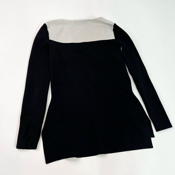 Derek Lam 10C Athleta Tunic Sweater Womens Small Colorblock Ribbed Knit Stretch - Picture 9 of 10